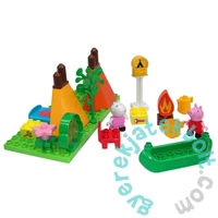 Play Big Bloxx Peppa malac - Kempingezés építőszett (57143)
