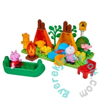 Play Big Bloxx Peppa malac - Kempingezés építőszett (57143)