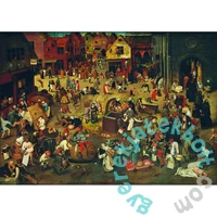 Bluebird 1000 db-os puzzle - Art by Pieter Bruegel the Elder - The Fight Between Carnival and Lent, 1559 (60314)