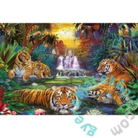 Bluebird 1000 db-os puzzle - Family at the Jungle Pool (70155)