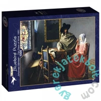 Bluebird 1000 db-os Art by puzzle - Johannes Vermeer - The Glass of Wine 1661 (60322)