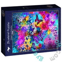 Bluebird 1000 db-os puzzle - Flowers and Butterflies (90328)
