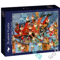 Bluebird 90406 - Ready for Christmas Delivery Season - 1000 db-os puzzle