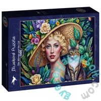 Bluebird 1000 db-os puzzle - The Woman and the Cat (91160)
