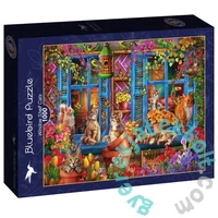 Bluebird 1000 db-os puzzle - Window Shelf Cats (90973)