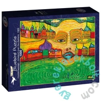 Bluebird 1000 db-os puzzle - Hundertwasser - Irinaland over the Balkans, 1969 (60257)