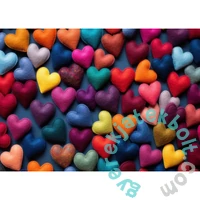 Bluebird 500 db-os puzzle - Coeurs Multicolores (90546)