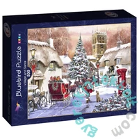 Bluebird 500 db-os puzzle - Village and Santa (90537)