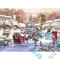 Bluebird 500 db-os puzzle - Village and Santa (90537)