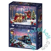 Bluebird 2 x 500 db-os puzzle - Christmas is Coming (91101)