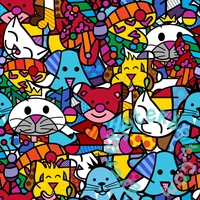 Bluebird 1000 db-os puzzle - Romero Britto - Best Friends (91163)