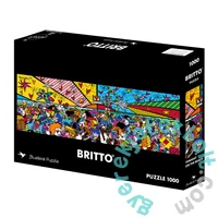 Bluebird 1000 db-os Panoráma puzzle - Romero Britto - Tonight on the Beach (91164)