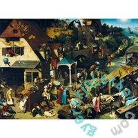 Bluebird 3000 db-os puzzle - Pieter Bruegel the Elder - Netherlandish Proverbs, 1559 (60159)