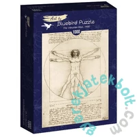 Bluebird 1000 db-os Art by puzzle - Da Vinci - The Vitruvian Man (60009)