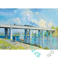 Bluebird 1000 db-os Art by puzzle - Claude Monet - Railway Bridge at Argenteuil, 1873 (60038)