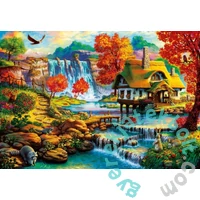 Bluebird 1000 db-os puzzle - Country House by the Water Fall (90583)