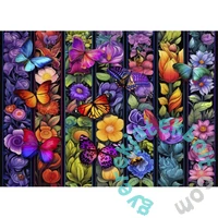 Bluebird 500 db-os puzzle - Flowers and Flyers (90595)