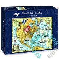 Bluebird 1500 db-os puzzle - North America (70486)