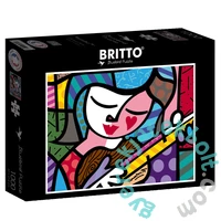 Bluebird 1000 db-os puzzle - Romero Britto - Girl with guitar (90016)
