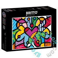Bluebird 2000 db-os puzzle - Romero Britto - Heart butterfly (90025)