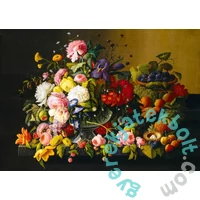 Bluebird 1000 db-os Art by puzzle - Severin Roesen - Still Life - Flowers and Fruit 1855 (60030)