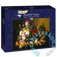 Bluebird 1000 db-os Art by puzzle - Severin Roesen - Still Life - Flowers and Fruit 1855 (60030)