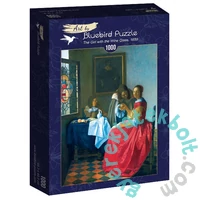 Bluebird 1000 db-os Art by puzzle - Vermeer- The Girl with the Wine Glass, 1659 (60067)