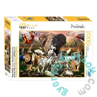 Brain Tree 1000 db-os puzzle - Animals (2102037)