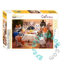 Brain Tree 1000 db-os puzzle - Cat's Dinner (2102046)