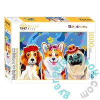 Brain Tree 1000 db-os puzzle - Dogs Family (2102097)