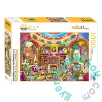 Brain Tree 1000 db-os puzzle - House library (2102116)