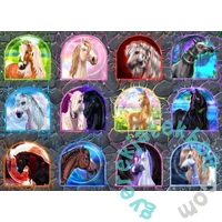 Brain Tree 1000 db-os puzzle - Magical Horses (2102072)