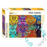Brain Tree 1000 db-os puzzle - Tribal Animals (2101003)