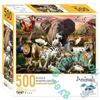 Brain Tree 500 db-os puzzle - Animals  (2202001)