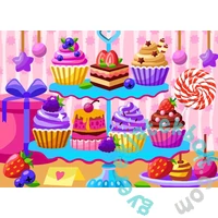 Brain Tree 500 db-os puzzle - Cake World  (2202002)