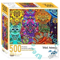 Brain Tree 500 db-os puzzle - Tribal Animals  (2202010)