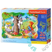 Castorland 20 db-os MAXI puzzle - Piroska és a farkas (C-02337)