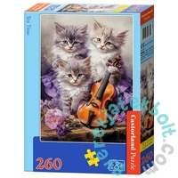 Castorland 260 db-os puzzle - Cicák gitárral (B-27613)