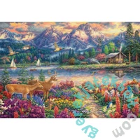Castorland 1500 db-os puzzle - Fenséges tavaszi hegyvidék (C-152131)