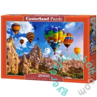 Castorland 2000 db-os puzzle - Színes hőlégballonok, Kappadókia (C-200900)