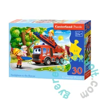 Castorland 30 db-os puzzle - Tűzoltók akcióban (B-03792)