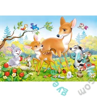 Castorland 40 db-os MAXI puzzle - Őzike és barátai (B-040384)