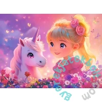 Castorland 100 db-os puzzle - Hercegnő egyszarvúval (B-111299)