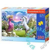 Castorland 180 db-os puzzle - Barátom az unikornis (B-018024)