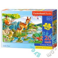Castorland 20 db-os MAXI puzzle - Őzikék a folyóparton (C-02177)