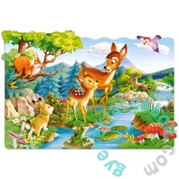 Castorland 20 db-os MAXI puzzle - Őzikék a folyóparton (C-02177)
