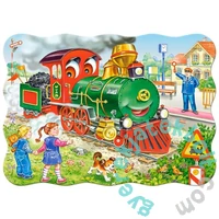 Castorland 30 db-os puzzle - Zöld mozdony (B-03433)