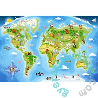 Castorland 40 db-os MAXI puzzle - Világtérkép (B-040117)