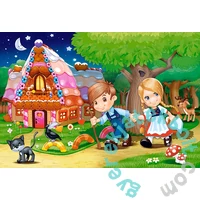 Castorland 4 az 1-ben puzzle (8,12,15,20 db-os) - Gyönyörű tündérmesék (B-041008)