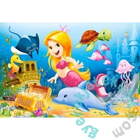 Castorland 4 az 1-ben puzzle (8,12,15,20 db-os) - Gyönyörű tündérmesék (B-041008)